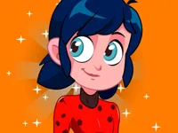 Super Miraculous Ladybug running adventure game image