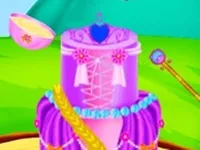 Princess Dress Cake - Fondant Cakes image